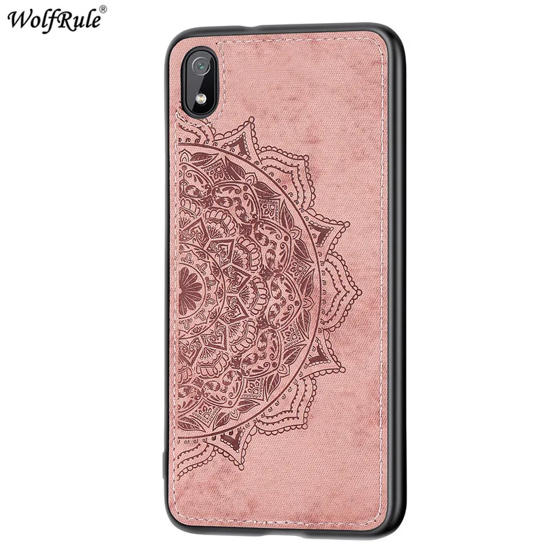 Pink Для Xiaomi Redmi 7A чехол Redmi Note 8 Pro 6 TPU рамка ткань Бампер Защитный чехол для телефона ss для Xiaomi Redmi Note 7 крышка - Цвет: Pink