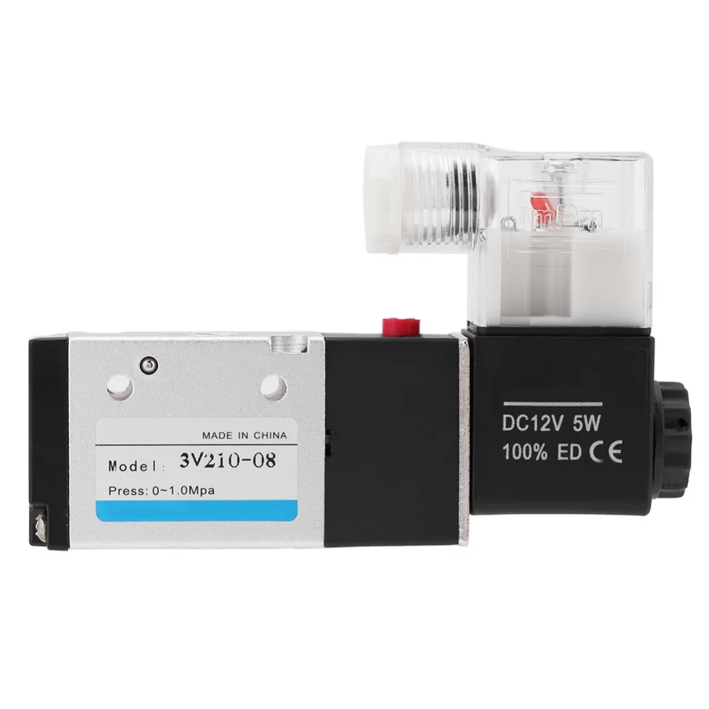 Пневматический Соленоидный клапан 3 позиционный 2 Тип G1/4 0 15 8 МПа|pneumatic solenoid