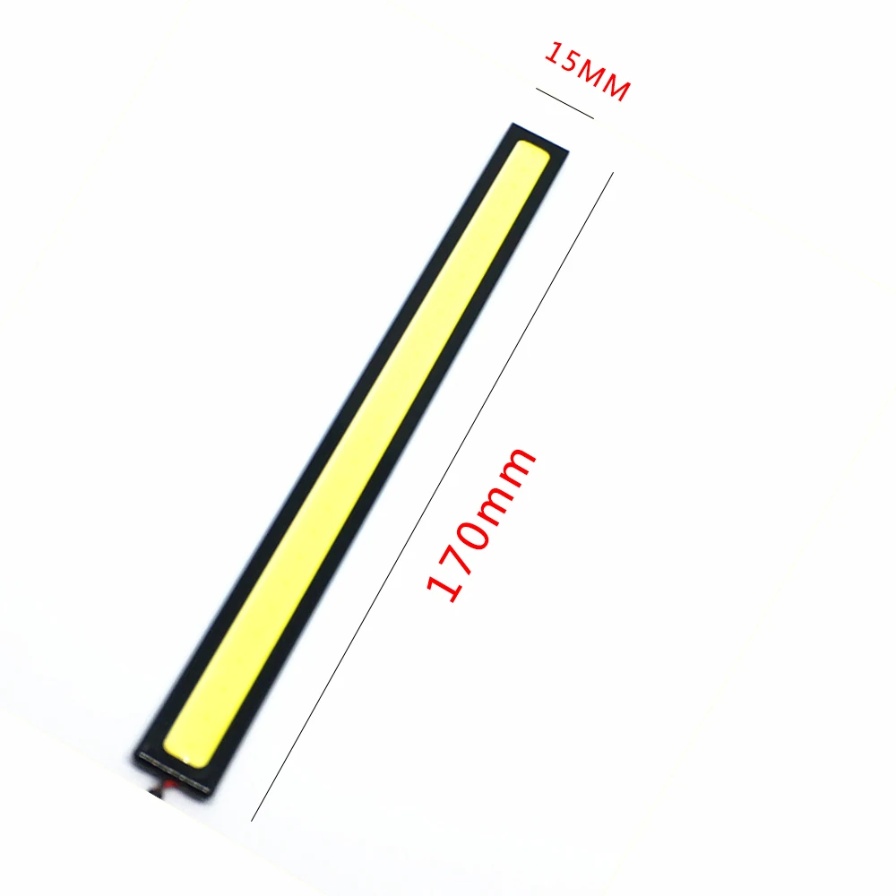 50 шт. COB DRL LED 17 см для вождения дневные ходовые огни полоса 12 В светодиодные панели