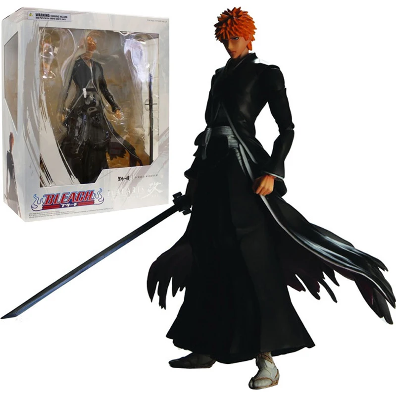 28 см аниме Bleach Играть искусств PA отбеливать Kai Ичиго Куросаки ПВХ фигурку