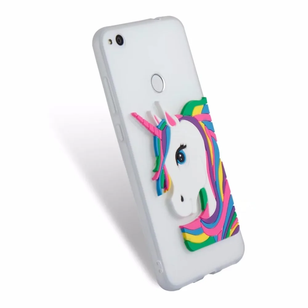Для Huawei P8 Lite (2017) крышка милый 3D мультфильм мягкий чехол для телефона 2017/P9 2017 P10 |