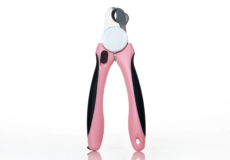 Pink Кусачки для когтей домашних животных Нержавеющая сталь кусачки для ногтей продукт pet's собака ногти точильщик профессиональный резаки для ногтей для маленьких и крупных собак - Цвет: Pink
