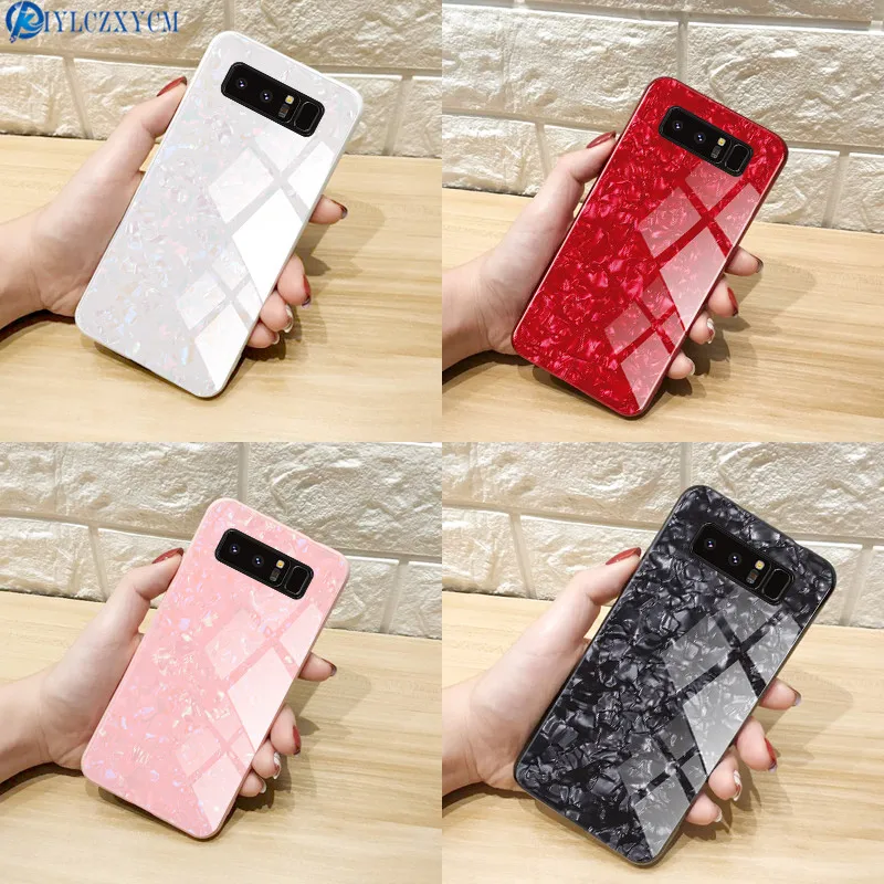 KIYLCZXYCM закаленное Стекло раковины чехол для телефона samsung Galaxy S9 S8 плюс Примечание 8