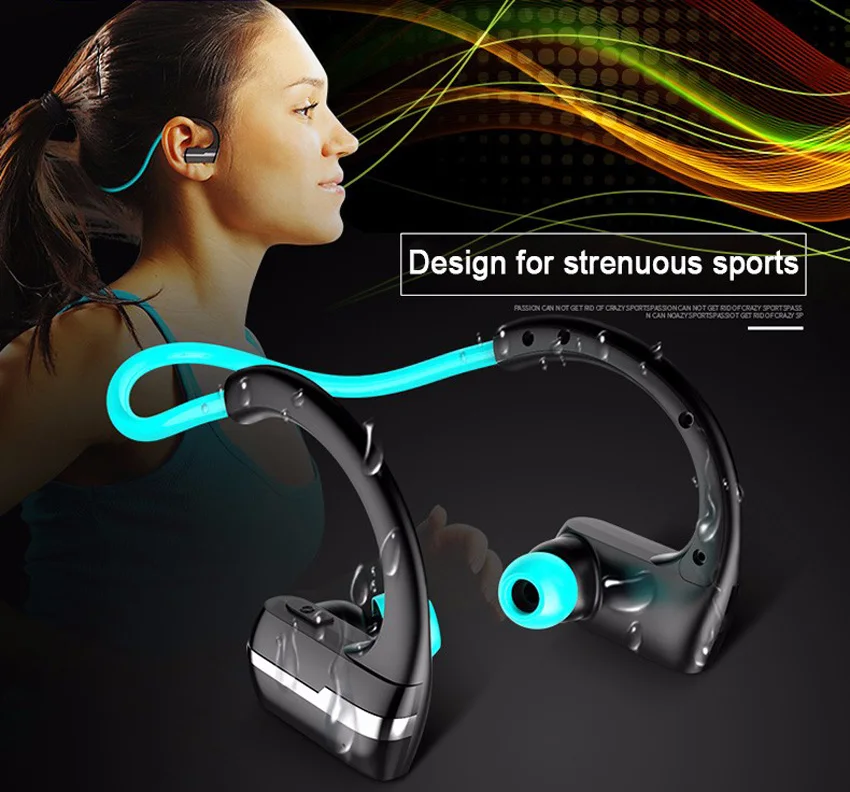 Новые Bluetooth наушники громкой связи беспроводные влагонепроницаемые спортивные с