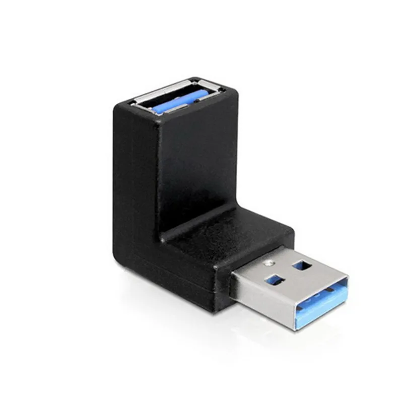 Низкопрофильный 90 градусный вверх угловой адаптер USB 3 0 удлинитель штырь