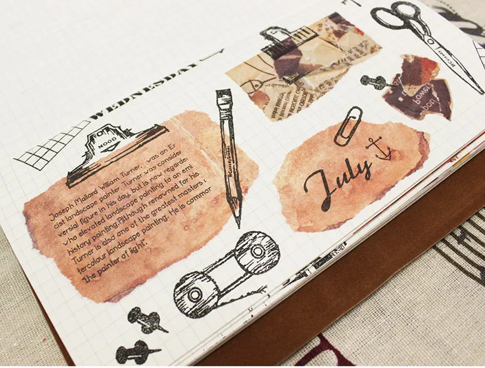 Винтажный прозрачный штамп moodtape для сделай сам Скрапбукинг/фотоальбом