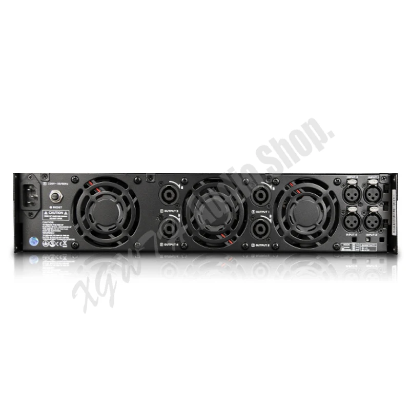 4-канальный цифровой усилитель мощности 1500 Вт x 4 линейный звука Hi-Fi высокомощный