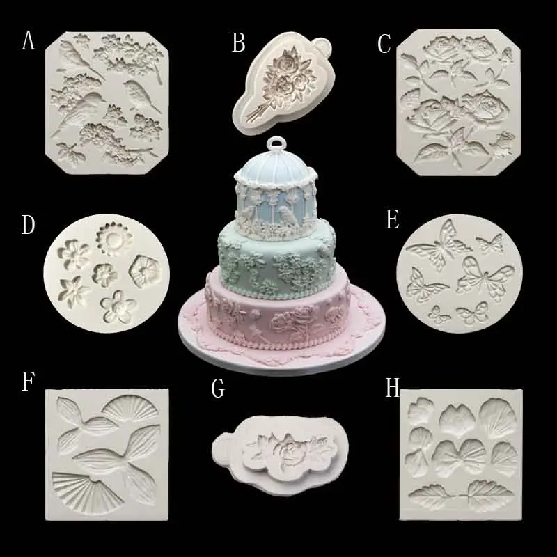 Розы Силиконовые формы тесто инструмент DIY торт украшения торта выпечки|cake
