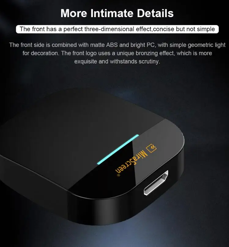 Mira экран G5 беспроводной HDMI Android tv stick Miracast Airplay приемник Wifi дисплей ключ зеркальный экран стример anycast DLNA