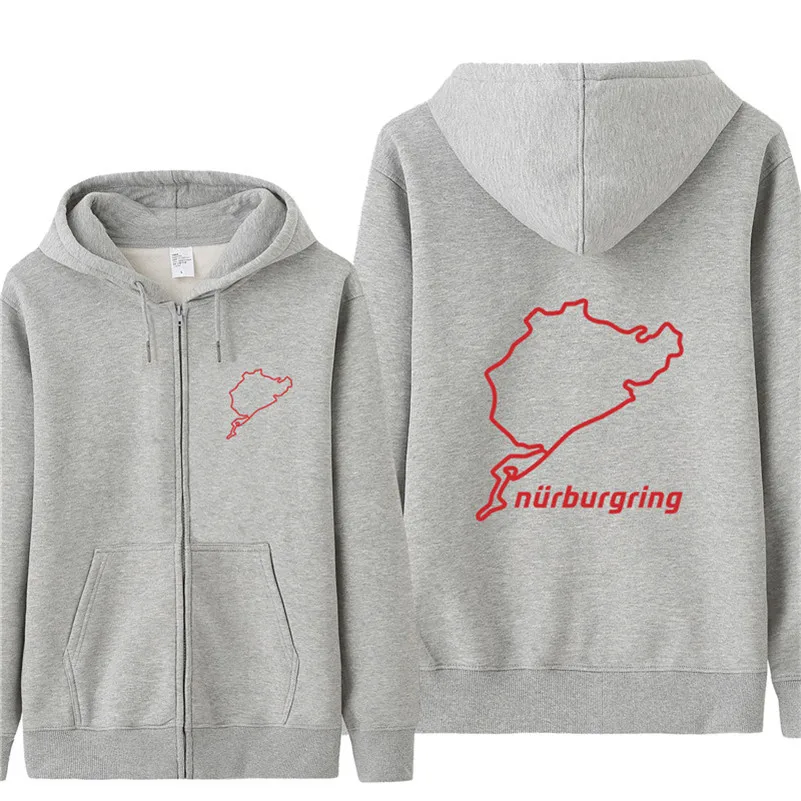 Nurburgring Дрифт Спортивная Толстовка толстовки для мужчин осеннее пальто пуловер флисовая куртка человек Nurburgring толстовки HS-070 - Цвет: as picture