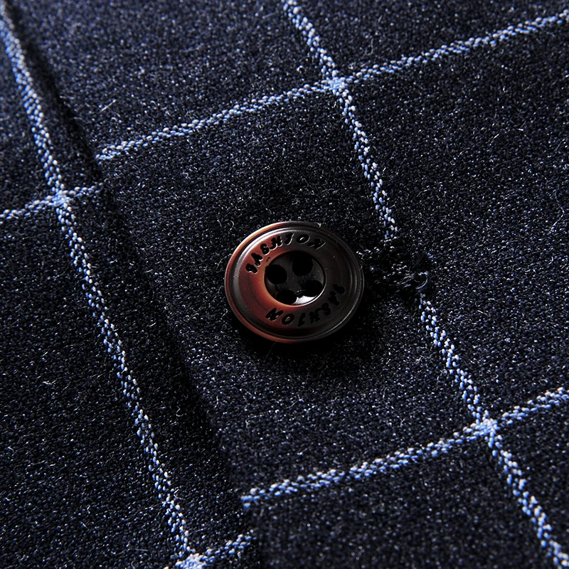 Новинка осени 2017 клетчатые жилеты для мужчин модный брендовый жилет мужской