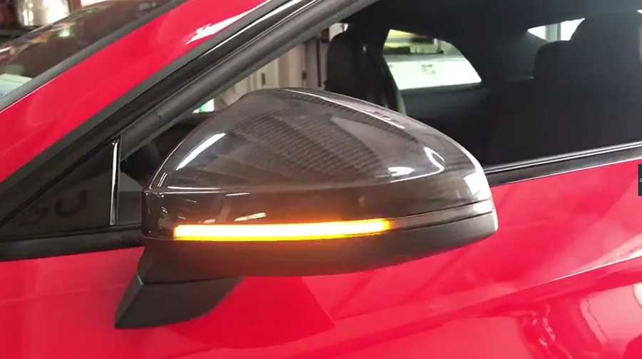 Дымчатый динамический мигалка для Audi A4 A5 B9 S4 S5 RS5 2017 2018 2019 светодиодный индикатор