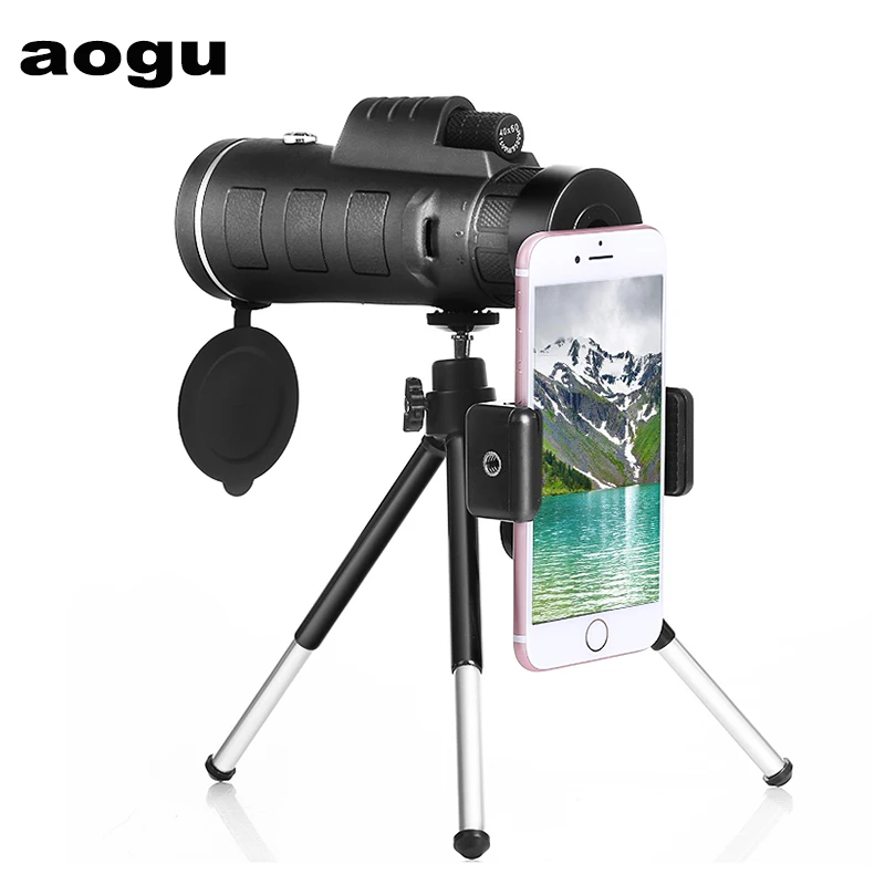 Aogu мощный монокулярный телескоп высокой мощности HD 40x60 1200 м/9600 м для путешествий и