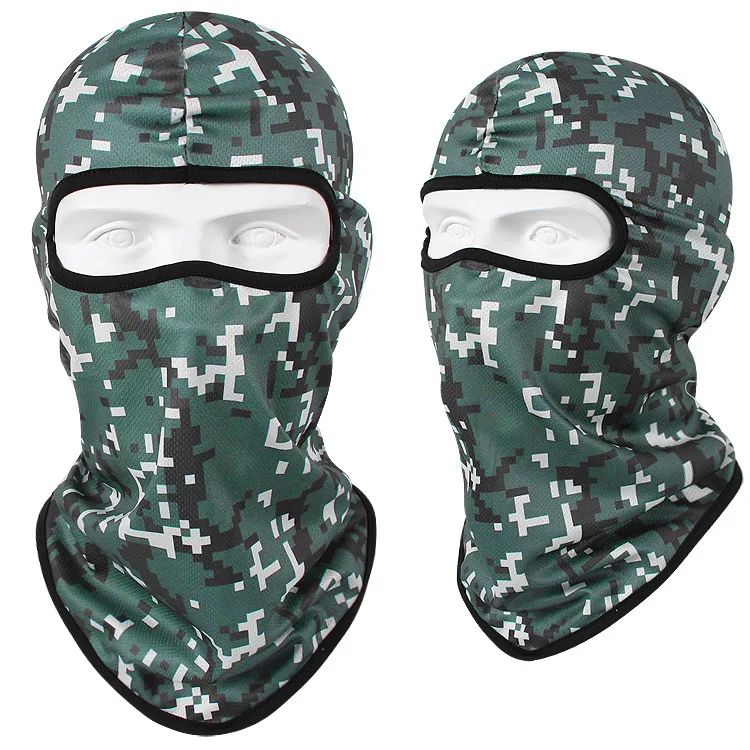 CS3LS Камуфляжная маска для лица для езды на велосипеде, лыжная маска для шеи, Теплый головной шарф с защитой от ультрафиолета, уличная Балаклава, маска для всего лица CS, кепка, дышащая, ветрозащитная - Цвет: CS3LS