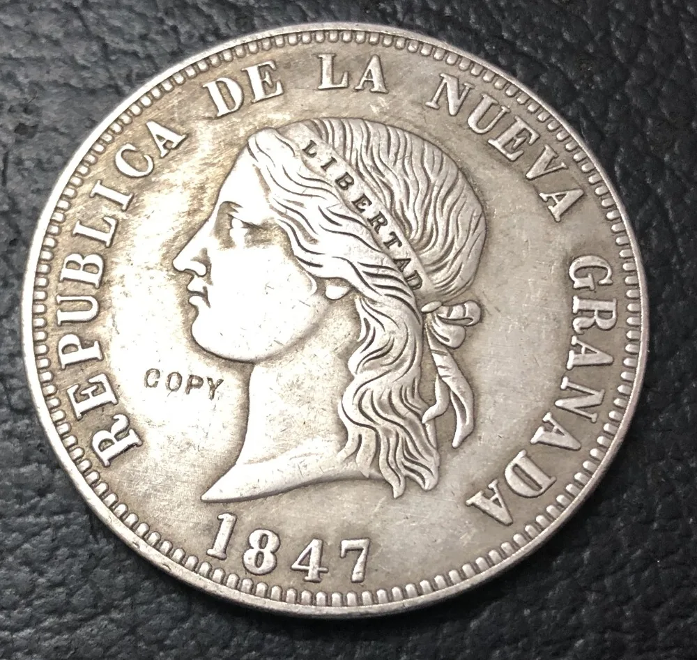 Копия монеты Колумбия 16 Pesos 1847 | Дом и сад