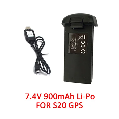 7.4V for GPS 1B S20 drone дополнительная батарея/пропеллер/лопасти/защитная Рама/запасной мотор/Складное крыло руки gps двигатель пропеллерный зафиксированный чехол - Цвет: 7.4V for GPS 1B