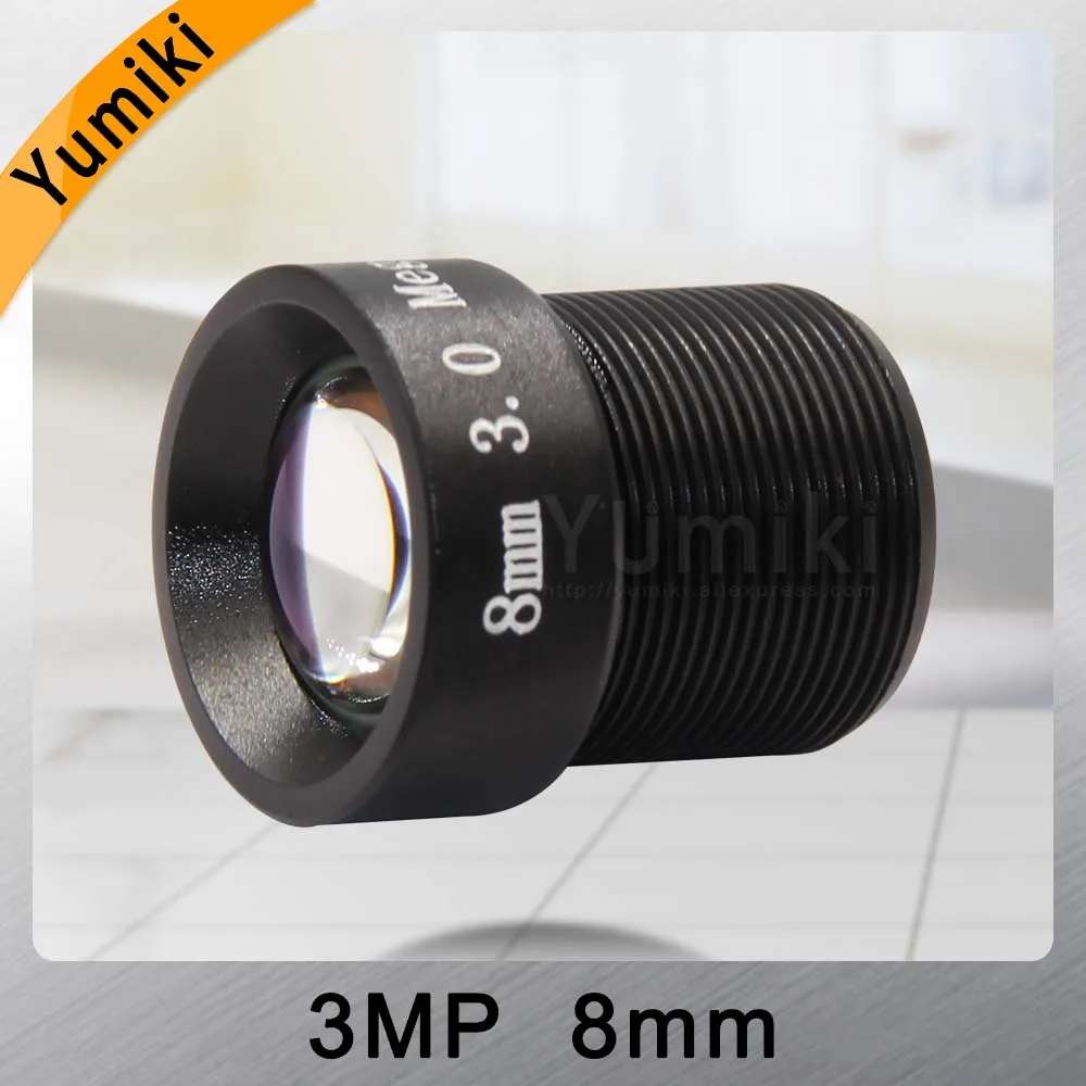 Yumiki 3,0 Megpixel M12 MTV 8 мм 3MP HD CCTV камера объектив IR HD камера безопасности Объектив фиксированная диафрагма