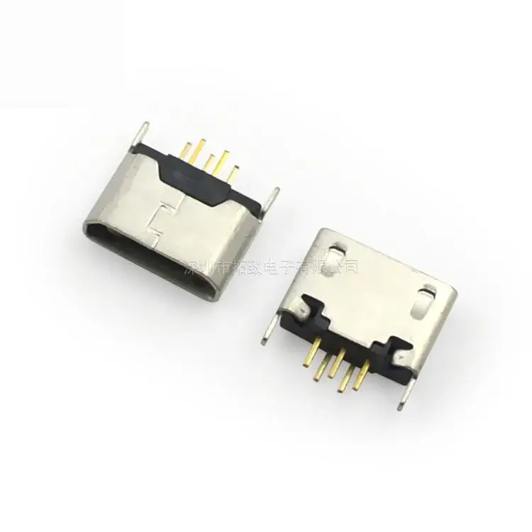 100 шт. в MK5P mic USB разъем MICRO 5PIN B 180-градусов прямо контактный | Обустройство дома