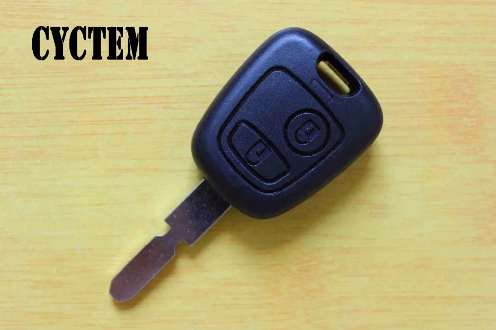 CYCTEM 2 кнопки пустой пульт дистанционного ключа оболочки подходит для peugeot 406