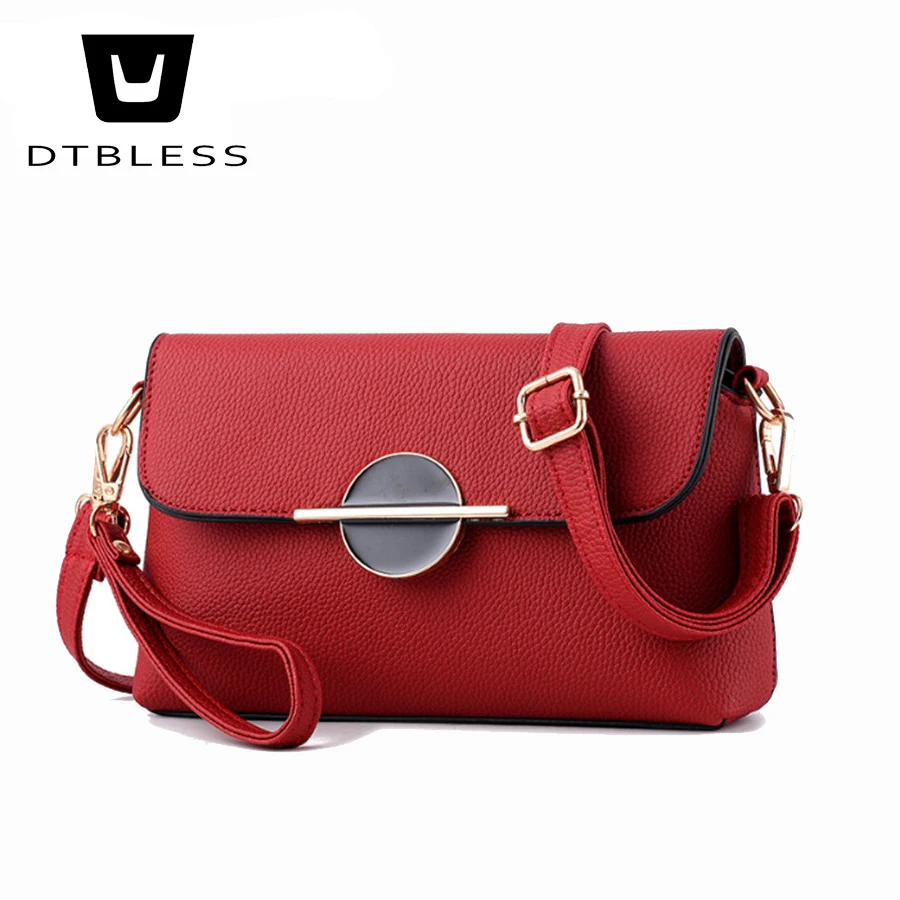 Dtbless Роскошные Для женщин кожаная сумочка дизайнер Сумки клатч высокое качество