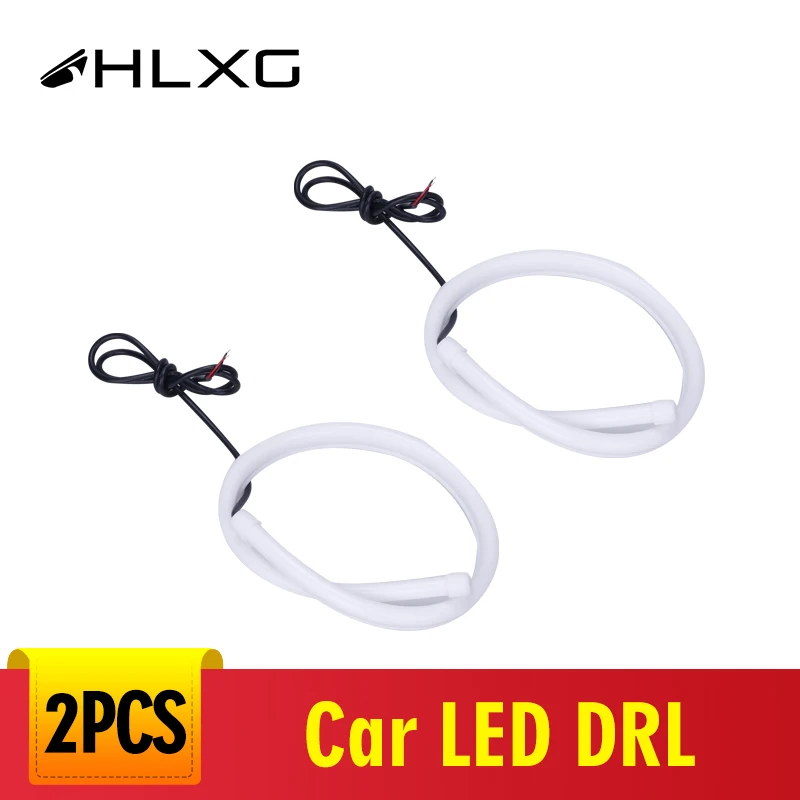 12 В Led 60 см DRL дневные ходовые огни белые фары светодиодные янтарные поворотные drl