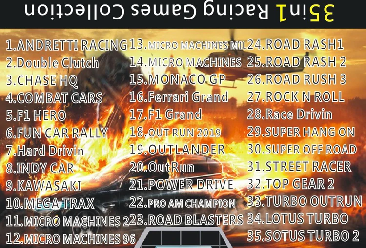 Горячая 35 в 1 не повторяется sega мульти-в-одном игровой Картридж для sega MegaDrive и Genesis