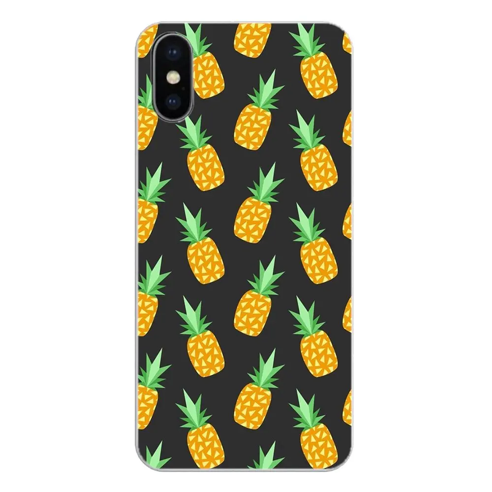 For Samsung Galaxy S2 S3 S4 S5 MINI S6 S7 edge S8 S9 Plus Note 2 3 4 5 8 Coque Fundas Silicone Case colorful pink gold Pineapple |