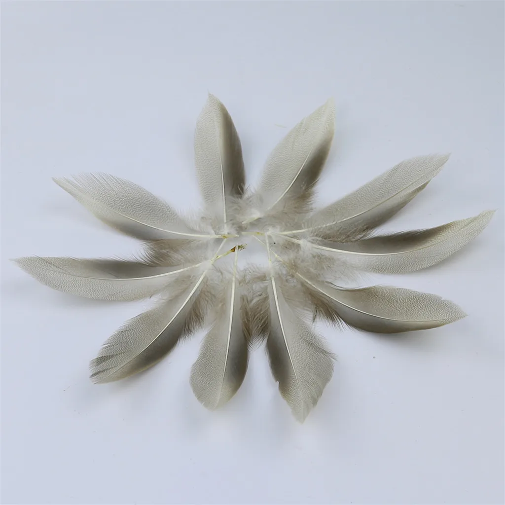 50 шт. дикая утка кряква натуральные перья для рукоделия вечерние украшения 8 12