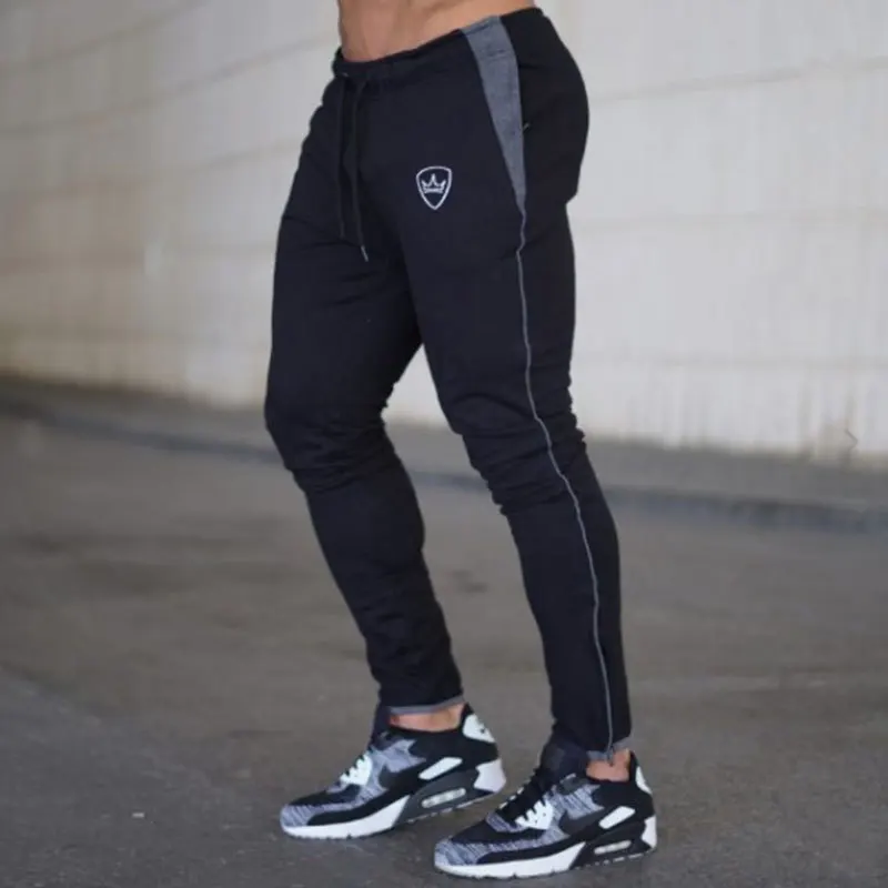 Новые мужские модные повседневные пружина для фитнеса и осенняя одежда trouserssweat