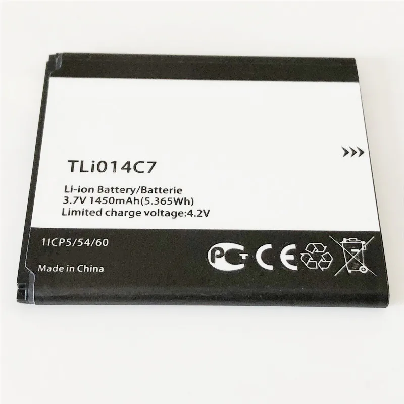 3,7 V 1450mAh TLi014C7 для Alcatel One Touch Pixi First/4024D 4024X 4024E батарея