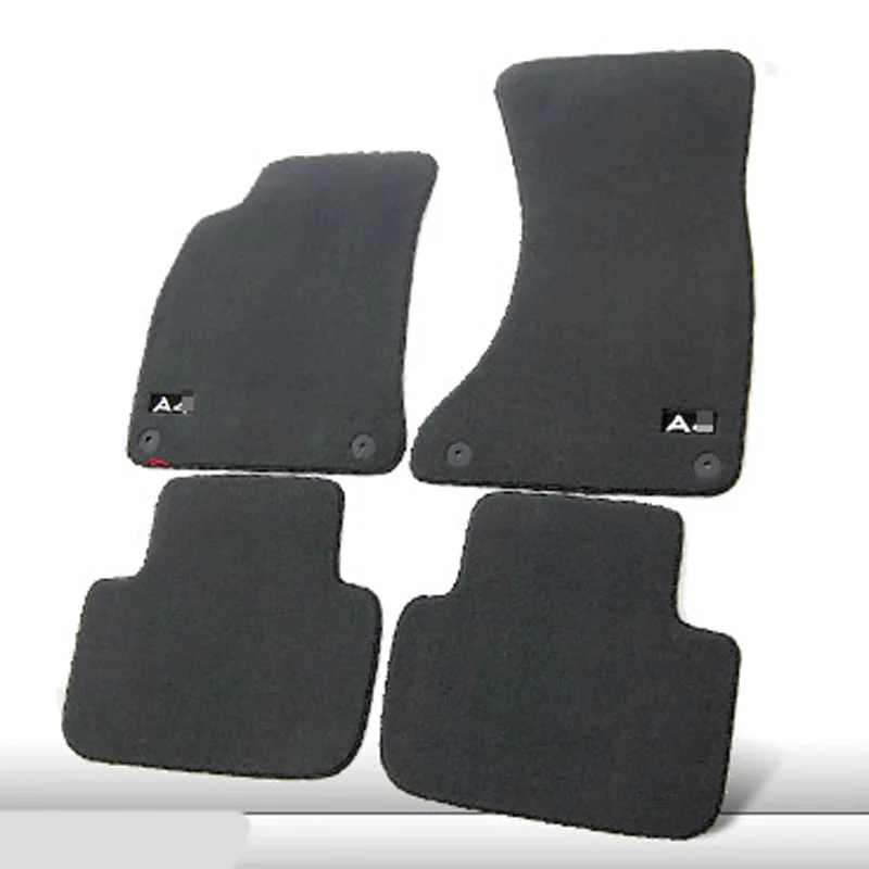 Savanini 4 шт. Премиум ткань нейлон моющиеся автомобильные коврики ковер для Audi A5