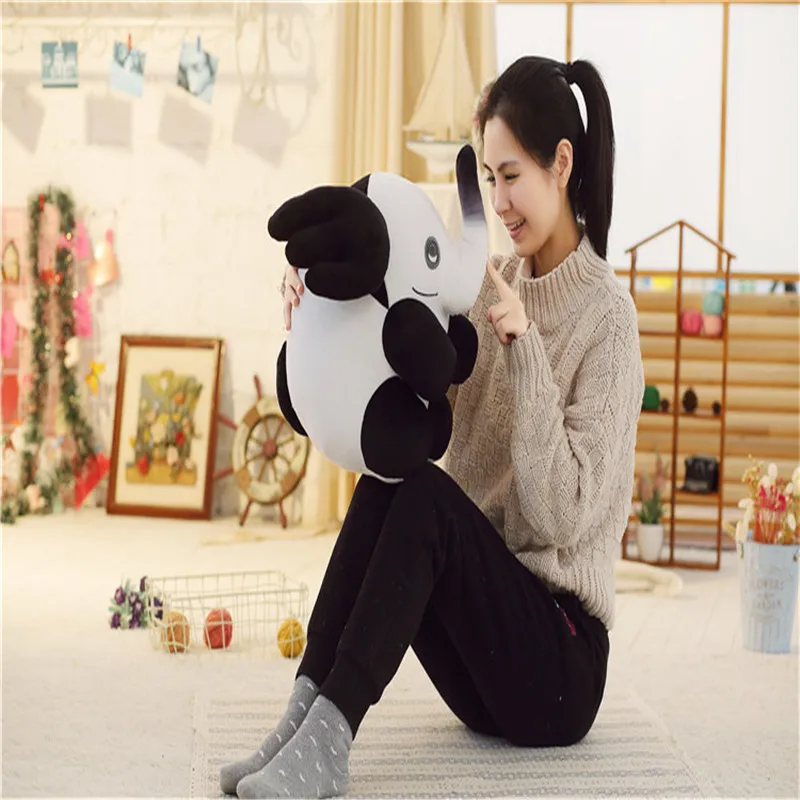 

Vanmajor 50cm Personality Creative Panda Doll Banana nose Elephant Plush Toy Pillow Child Birthday Gift