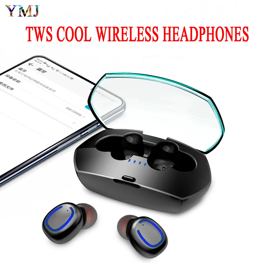 

bluetooth 5.0 Touch Sensitive True Wireless Earphone HiFi Stereo Bilateral Calls TWS Bluetooth Earphones HD Stereo Wireless Head