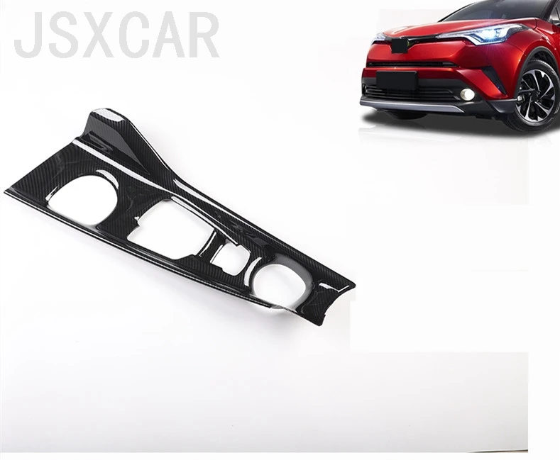 Для Toyota CHR C-HR- модификация рамы редуктора Средний контрольный редуктор панель интерьера авто аксессуары нашивка-полоска