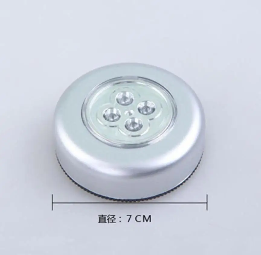 Лидер продаж сенсорный Ночной светильник с 4 светодиодами для дома кухни шкафа