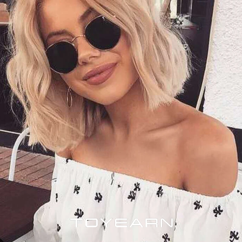 Женские и мужские круглые солнцезащитные очки oculos de sol UV400 дизайнерские винтажные