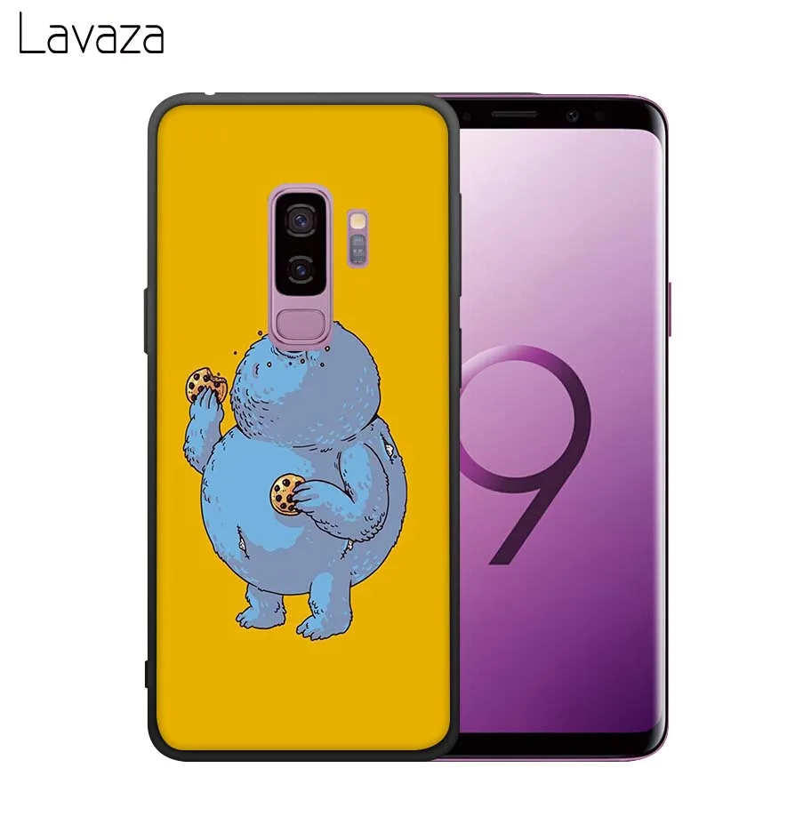 Мягкий чехол Lavaza Sesame Street для Galaxy Note 8 9 S7 edge S8 S9 S10 Plus S10e M10 20 30 |