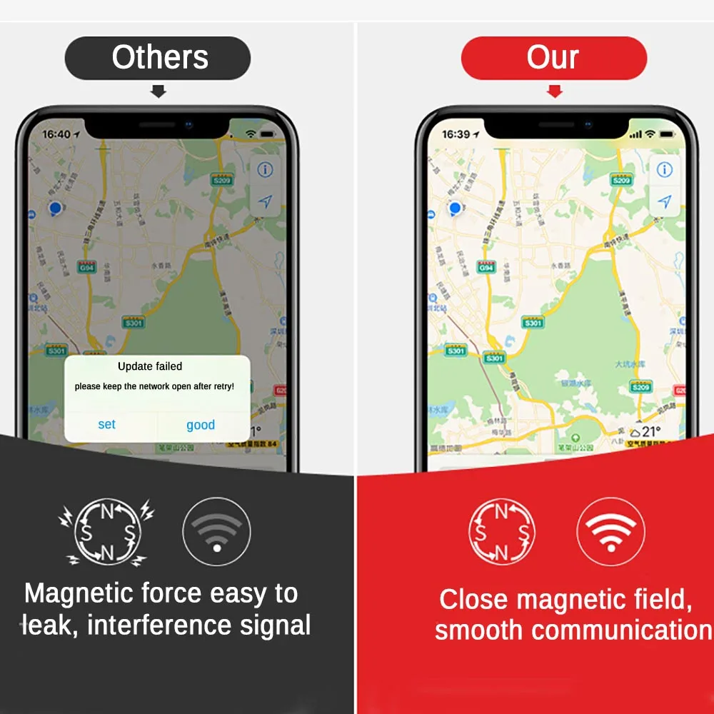 Магнитный автомобильный держатель для телефона iPhone XS X samsung магнитный