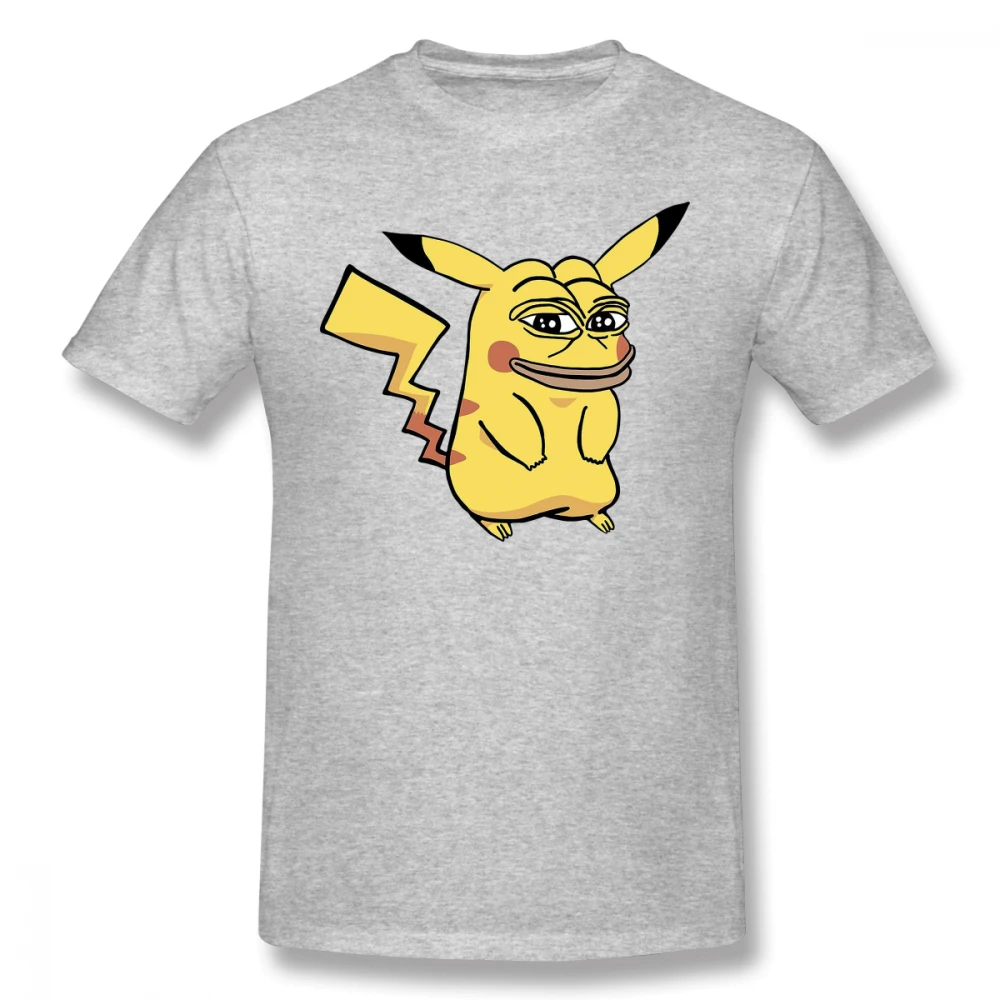 Футболка для мужчин Pokemon Pikachu футболка лягушонок Пепе большой размер 4XL