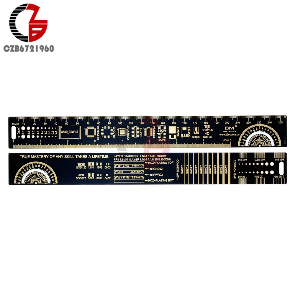25 см исходная линейка PCB v2 - 8 &quotPCB упаковочные блоки для электронных инженеров