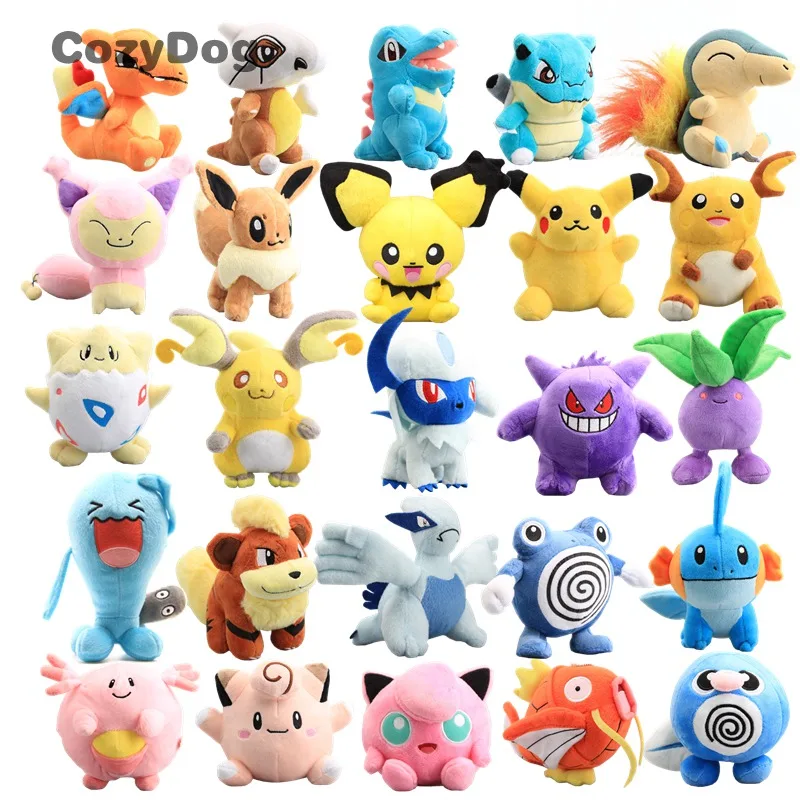 Высокое качество; Пикачу Serries плюшевые куклы Pichu Raichu Wobbuffet Gengar Charizard Cyndaquil Absol Togepi Skitty Cubone подарки игрушки