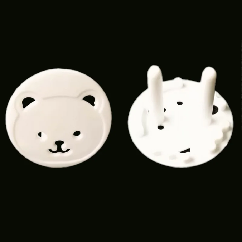 1 шт. ЕС подставка для розеток крышка в форме медведя электрическая розетка