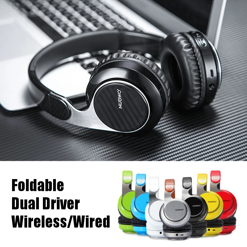 NUBWO S8 bluetooth 4 2 наушники стерео Беспроводной Игровые для геймеров складной мягкий