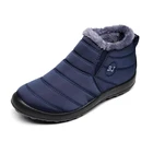 Женские ботинки, зимние водонепроницаемые ботинки унисекс с нескользящей подошвой, с плюшевой подкладкой, 2021