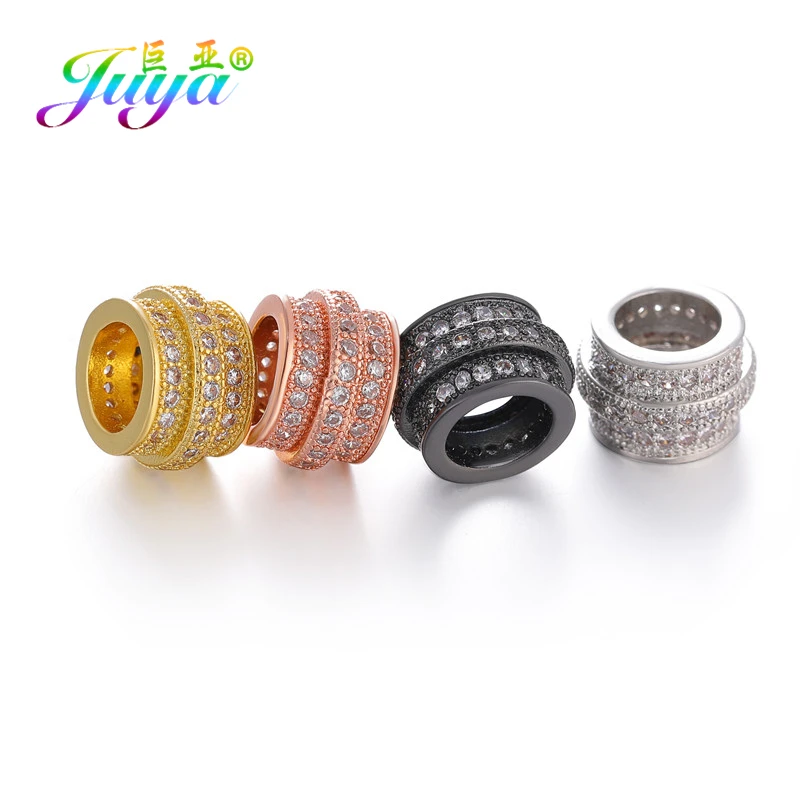 Женские бусины Juya DIY для изготовления ювелирных изделий металлические ручной
