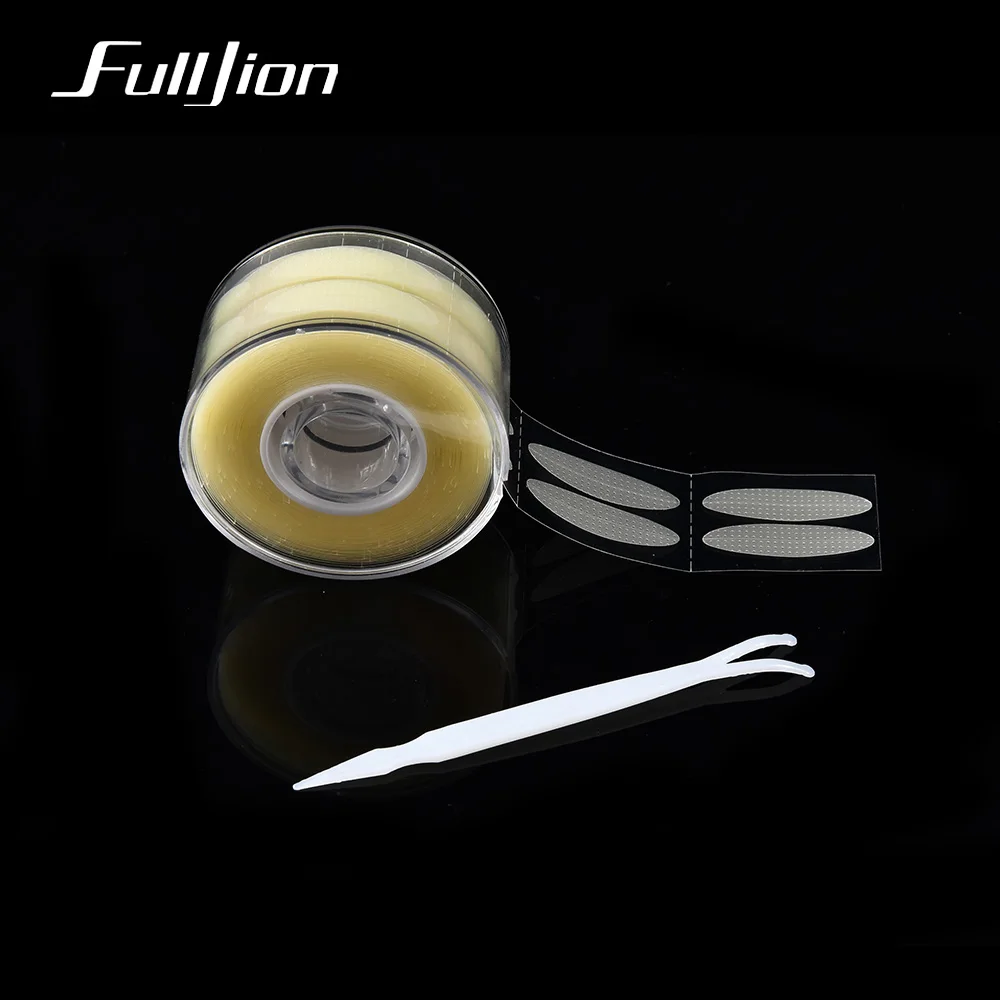 Fulljion 600 шт. лента для век невидимая прозрачная бежевая двойная паста мгновенный