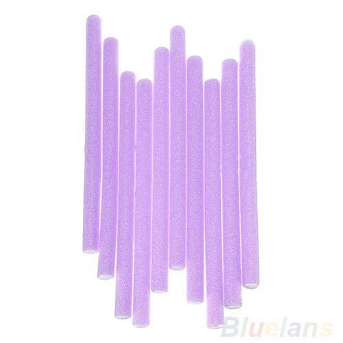 10Pcs Curler Makers Soft Foam Bendy Twist Curls Tool DIY Styling Hair Rollers 1UD8 | Красота и здоровье