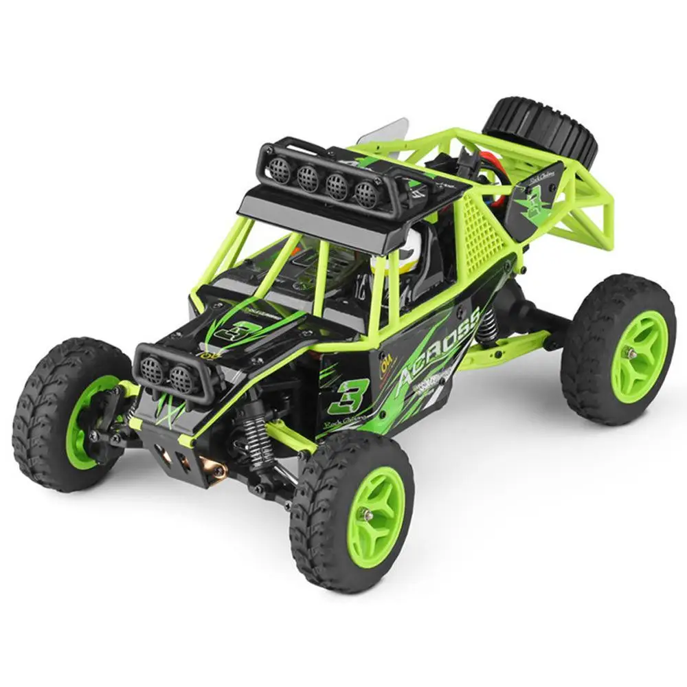 LeadingStar 1:18 четырехколесный привод RC Внедорожник для пустыни быстрая скорость дистанционного управления автомобиль игрушка - Цвет: green