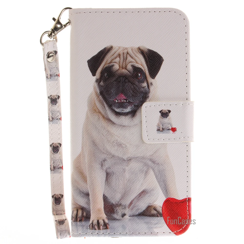 Принципиально роспись искусственная кожа флип чехол для Galaxy S6 S7 Edge S8 плюс J5 Prime