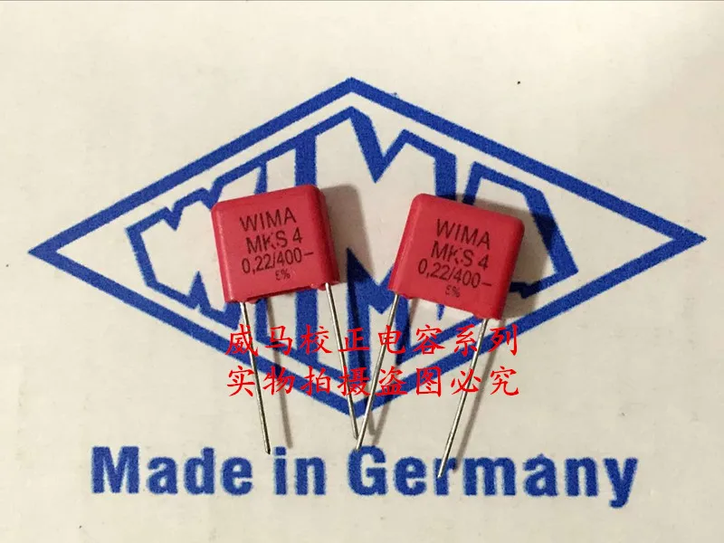 2020 горячая распродажа 10 шт./20 шт. немецкий конденсатор WIMA MKS4 400V0.22UF 400V224 220n P: мм